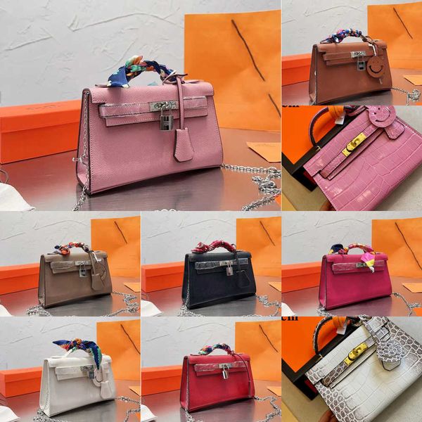 

luxury shopping totes designer 5a woman shoulder bags designer handbags lady leather tote female leather oblique cro platinum portable crobo