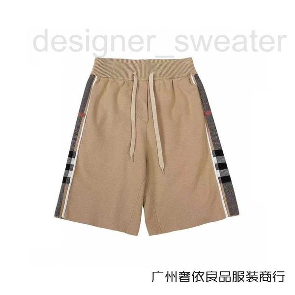 

men's shorts designer light luxury fashion classic plaid jacquard wool shorts for men and women's casual capris agtp, White;black