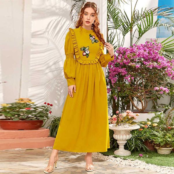 

women's casual dresses ty-77 women's 2023 fashion lantern sleeve long-sleeved pleated high waist dresses, Black;gray