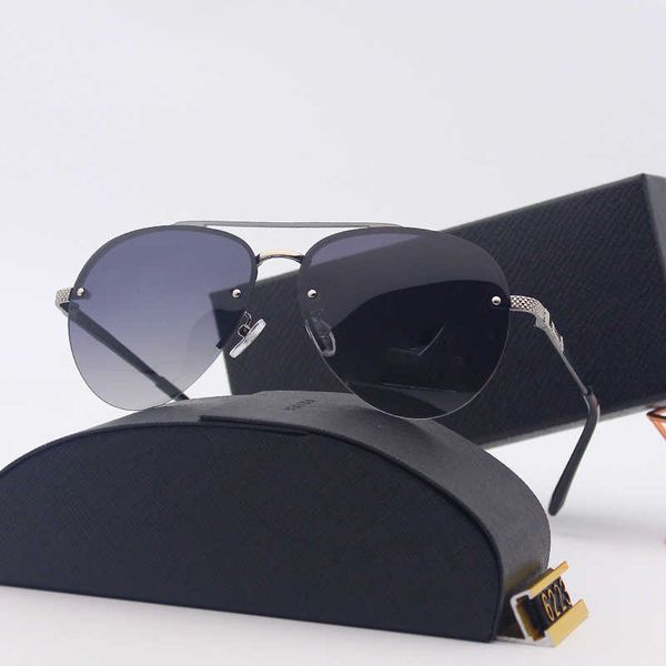 

designer cool sunglasses pilot sunglasses for men jins eyewear lafont eyewear man summer gradient full frame studio 6 color optional, White;black