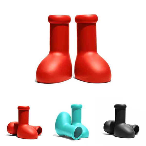 

kids big red boots waterproof rubber platform boots cute cartoon childrens shoes red blue black baby shoes oversized boots big size shoe des, Black;grey