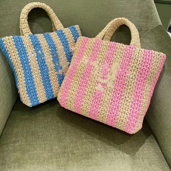 

designer catwalk models straw bag simple and practical tote handbags purses designed for men women classic fashion
