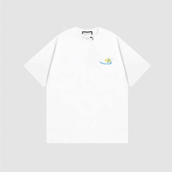 

men's t-shirts fashion men t-shirt 2023 ggity new cotton soft wrinkle resistant printing letters casual student couple short lining 019, White;black