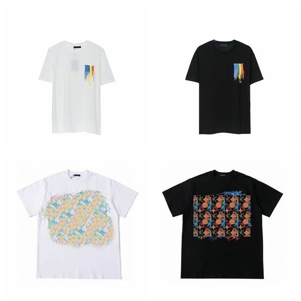 

summer man loose t shirt designer fitness room running sport tees fashion print hip hop street t-shirt shorts, White;black