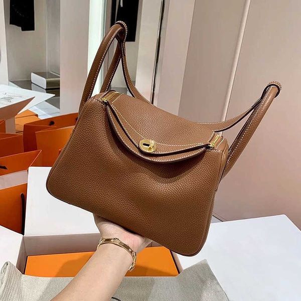 

h lind casual bags classic large capacity doctor medicine box bag lychee pattern head layer cowhide lind portable shoulder