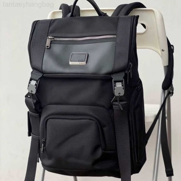 

tumi business new 17-inch bag large capacity leisure men's backpack ballistic nylon fashion computer black backpack 0206