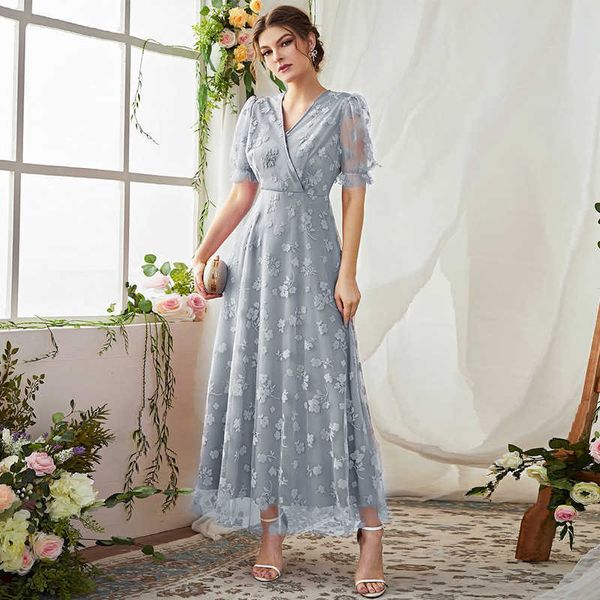 

luxury goods casual dresses zty-21511 women's wear 2023 summer fashion casual party mh v-neck dresses with lining, Black;gray