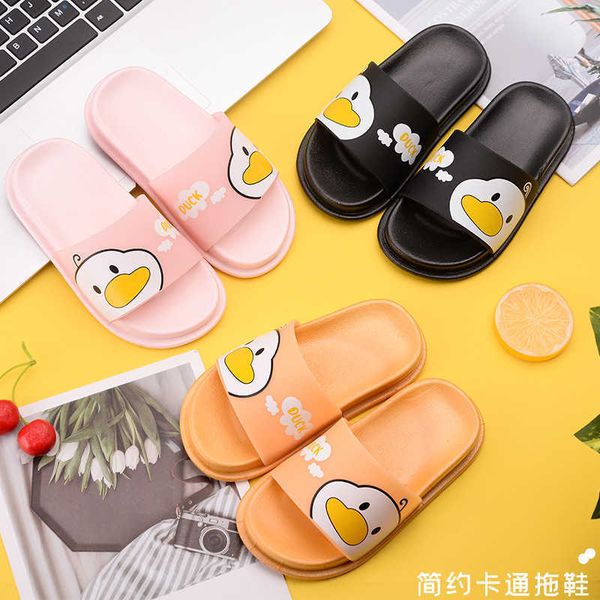 

slipper 2021 new baby slippers kids slippers baby girl shoes duck slippers children' home slippers cartoon cute children' slippe, Black;grey