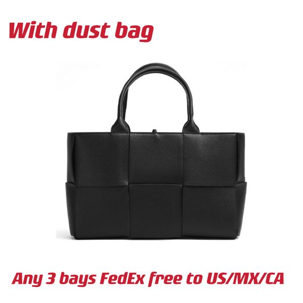 

aa mini arco tote bag lady cm intreccio leather knitting shoulder bags with detachable strap in colors lambskin leather woman designer leath