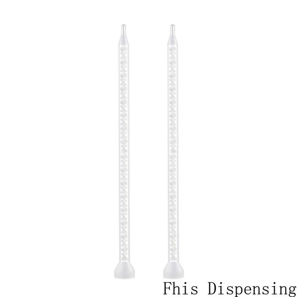 

pack of 100 epoxy static mixer round interface mixing nozzle 06-32l