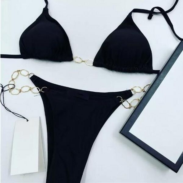 

designer swimwear bikini 2023 designer swimsuit swim full slanting letter bikini set women stripe swimwear fast bathing suits sexy, White;black