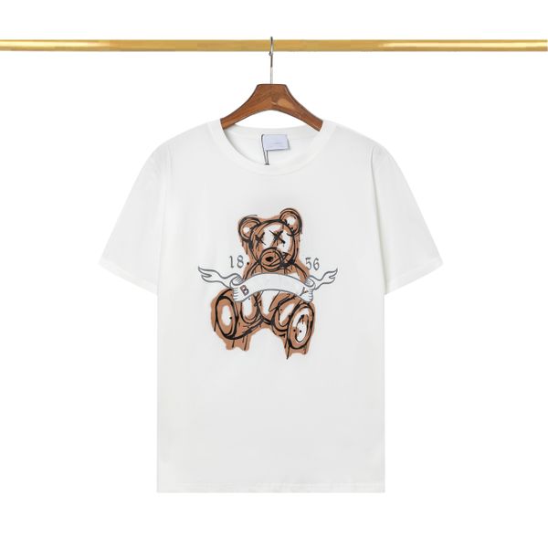 

2023 men's t shirt geometric pattern summer casual tee fashion style street wear loose sport hip-hop maturity trendy shirts asian size, White;black