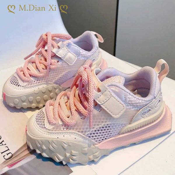 

athletic outdoor children mesh breathable sneakers 2022 spring autumn new baby soft bottom casual shoes school sports sneakers for boys girl, Black