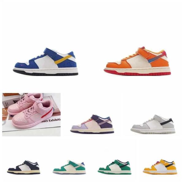 

new 2022 running shoes kasina industrial sail university gold little kids sneakers children boys girls sports shoes us size 6c-3y eub 24-35, Black