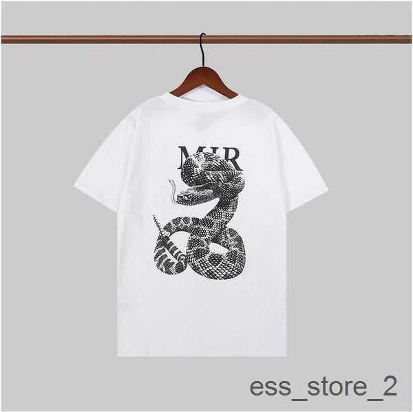 

short amirly 2023 tee cotton summer mens t shirts casual womens designer printed sleeve tees fashion man t-shirt quality luxury hip hop 9 f, White;black