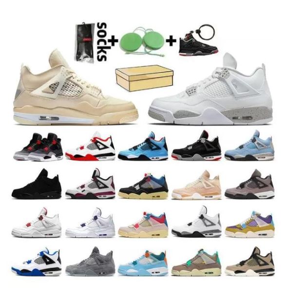 

jumpman 4 4s og mens basketball shoes military black university blue canvas sail oreo red thunder white cement black cat bred sports women s