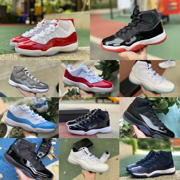 

cherry jumpman 11 11s high basketball shoes men women trainer jubilee cool grey legend blue playoffs bred space jam gamma blue concord 45