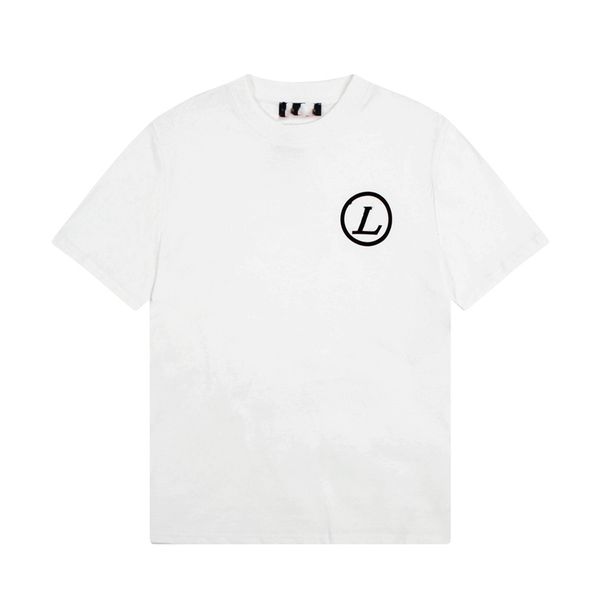

men's t-shirts fashion men t-shirt 2023 louiseity new cotton soft wrinkle resistant printing letters casual student couple short lining, White;black