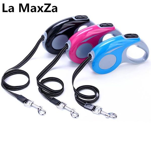 

Dog Retractable Leashes /5M Strong ABS For Small Large Dogs Cat Outdoor Walking Automatic Adjustable Reflective Collar Leads Pet Products Supplier