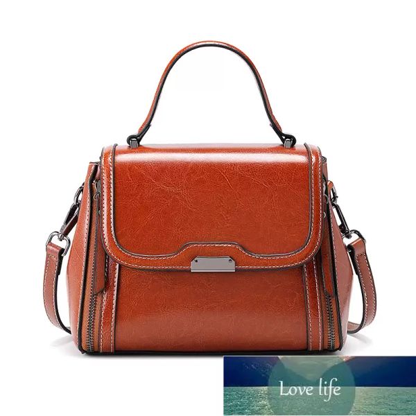

the new one shoulder bag across the body is versatile high sense leather handbag for ladies, Black;red