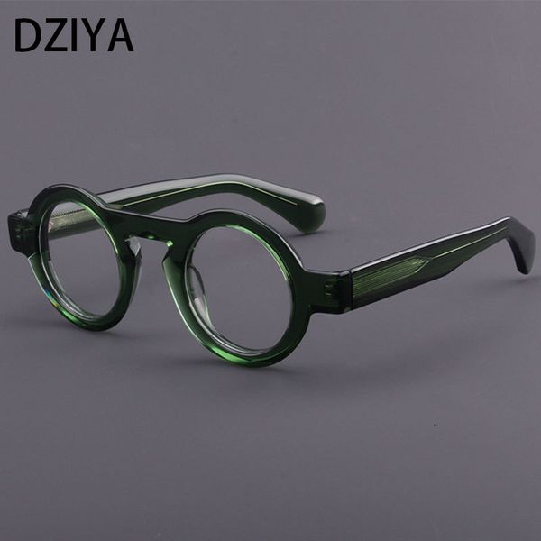 

sunglasses frames fashion brand retro round frame gradient color large frame plate material high-end men women glasses 60193 230302, Silver