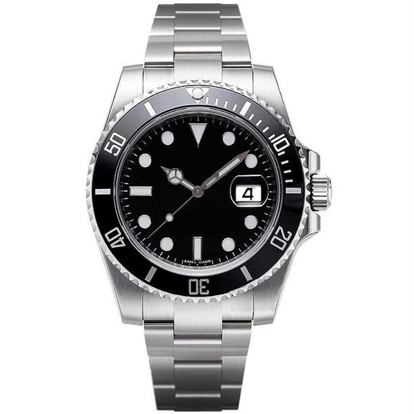 

mechanical watch automatic watches men fashion calendar 40mm stainless steel strap luminous sapphire glass surface waterproof with344u