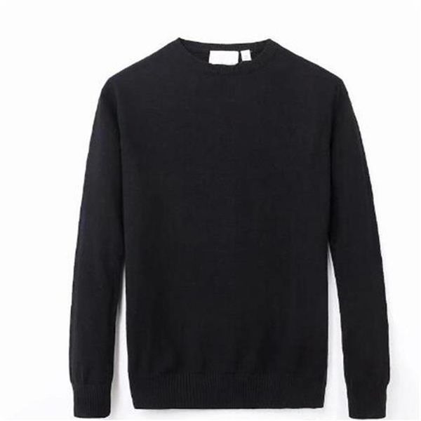 

autumn winter mens sweaters small horse long sleeve sweater simple solid o-neck casual knitted pullovers high-neck me198u, White;black