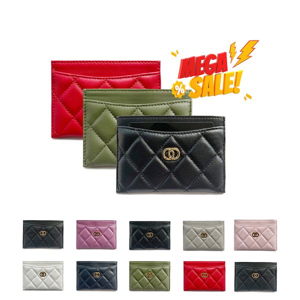 

luxury designers fashionable real leather id card wallet purses card holder wallets with box sell well caviar handiness mens woman coin purs, Brown;gray