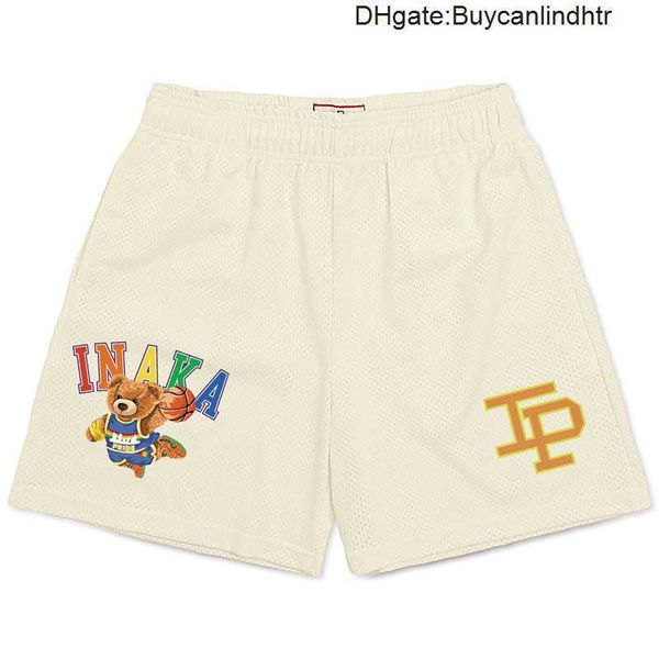 

inaka shorts fashion design men women classic gym basketball workout mesh power wkzg, White;black