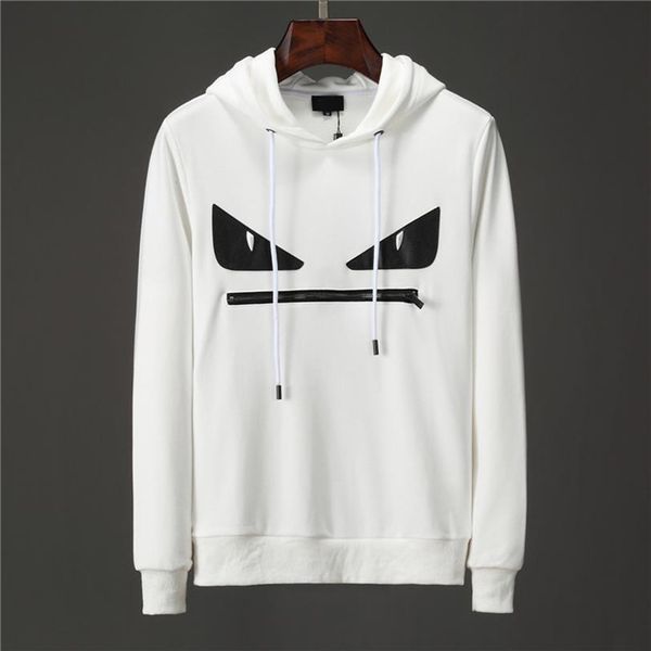 

mens d2 designer white hoodie sweatshirt men women sweater hoodie long sleeve pullover brand hoodies streetwear fashion sweatershi265r, Black