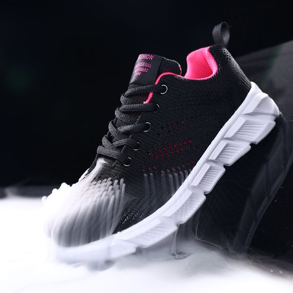 

designer women spring breathable running shoes black purple black rose red womens outdoor sports sneakers color64
