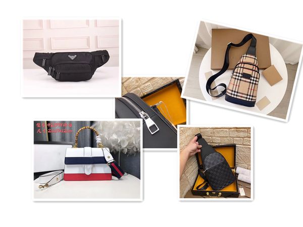 

luxury designers crossbody bag clutch bag handbag leather ladies metal chain clamshell messenger 4items2942