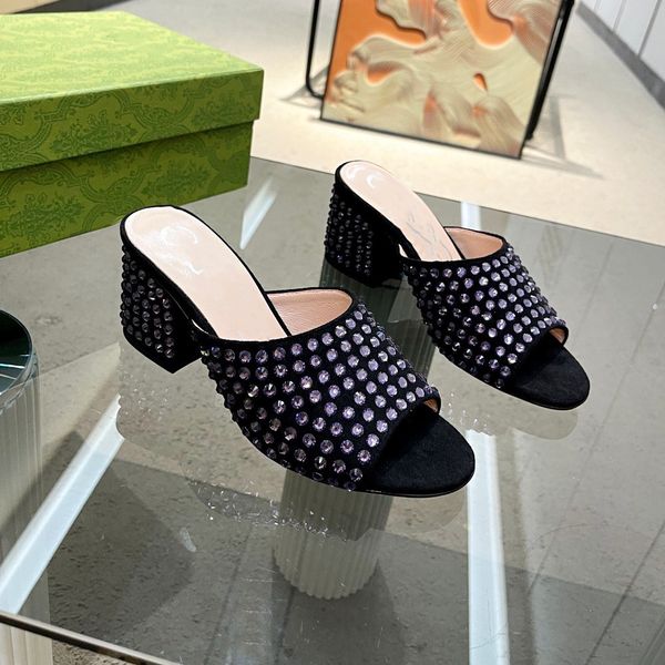 

stiletto heels sandals luxurys designers fashion heel women shoes ggity dress shoe summer ladies slipers g6e, Black