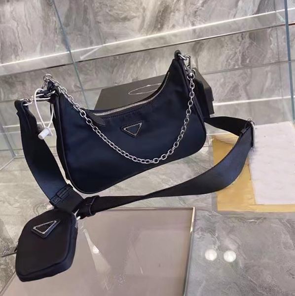

sale 3 piece shoulder bags nylon elling wallet women crossbody bag hobo purses