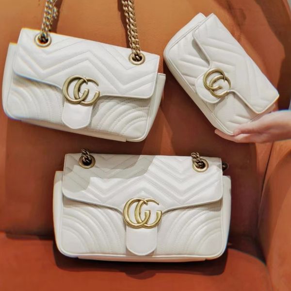 

Fashion 3 Colours Shoulder Bag High-Quality Top Designer Handbags Luxury Wholesale Crossbody Classic Handbag PU 3 Sizes Vintage Shoulder Bags Shopping, Black-18cm