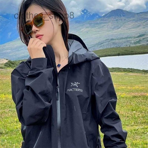 

coats mens coats hoodies designer arcterys jackets small number high version bird hard shell jacket windproof waterproof and breathable men&, Black;brown