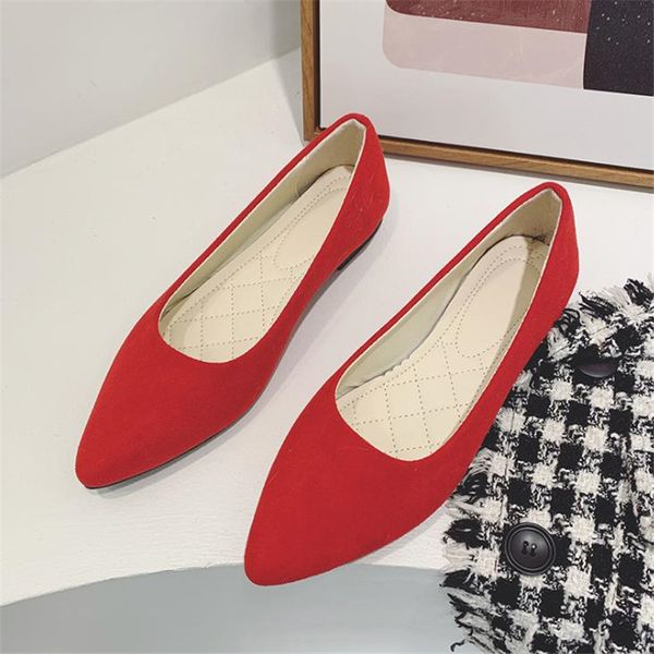 

dress shoes candy color woman flats slip on ladies shallow moccasins female summer loafers spring autumn women ballet flats plus size 35-43, Black