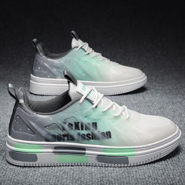 

2023 men women running shoes greyish orange greyish green black green mens trainers outdoor sneakers size 39-44 color8