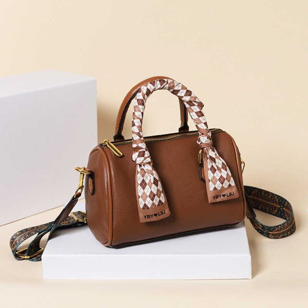 

tote texture pillow bag women's silk scarf fashion handbag versatile popular design one shoulder bag new crossbody bag