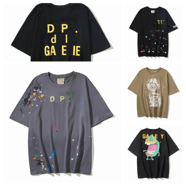

2023 new t shirts galleryse depts mens womens designer tees cottons man shirt luxurys clothing street shorts sleeve clothes, White;black