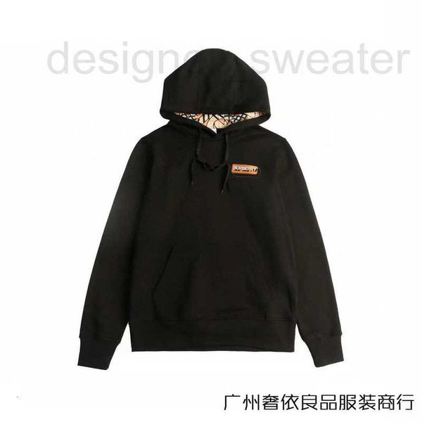 

women's hoodies & sweatshirts designer the correct version of bajia autumn and winter classic letter embroidery versatile loose fitting, Black