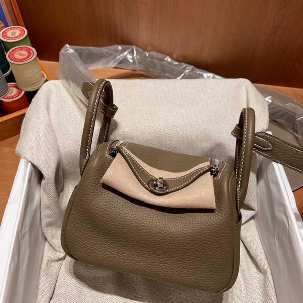 

h lind casual bags hand stitched wax thread mini lind bag tc cowhide leather doctor single shoulder diagonal hand