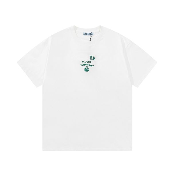 

duyou oversize t shirt with vintage jersey wash letters 100% cotton t-shirt men casuals basic t-shirts women quality classical dy8896, White;black