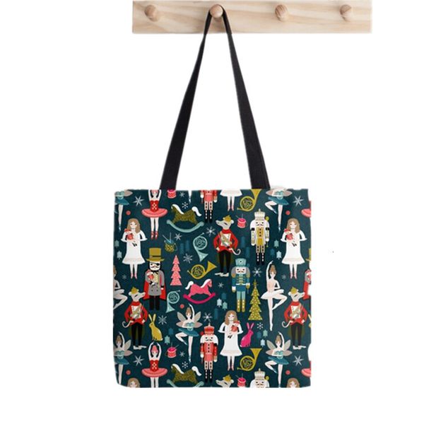 

shopping bags shopper nutcracker ballet by andrea printed tote bag women harajuku shopper handbag girl shoulder shopping bag lady canvas bag