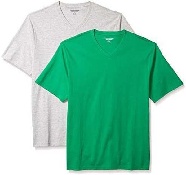 

men's t-shirts cotton v-neck t-shirt deluxe men shirt basic t-shirt casual loose , pack of 2,3hvs, White;black
