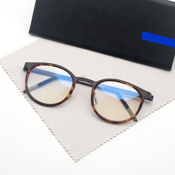 

sunglasses frames denmark brand glasses frame men women vintage round myopia optical eyewear screwless prescription eyeglasses frame 9704 23, Silver