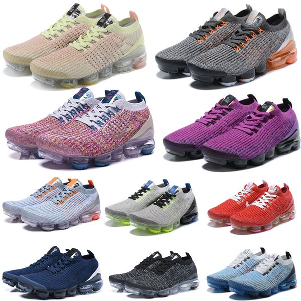 

new 3.0 running shoes vapour maxs fly knits tn plus men women triple black usa pure platinum noble red south beach gold mens outdoor sports