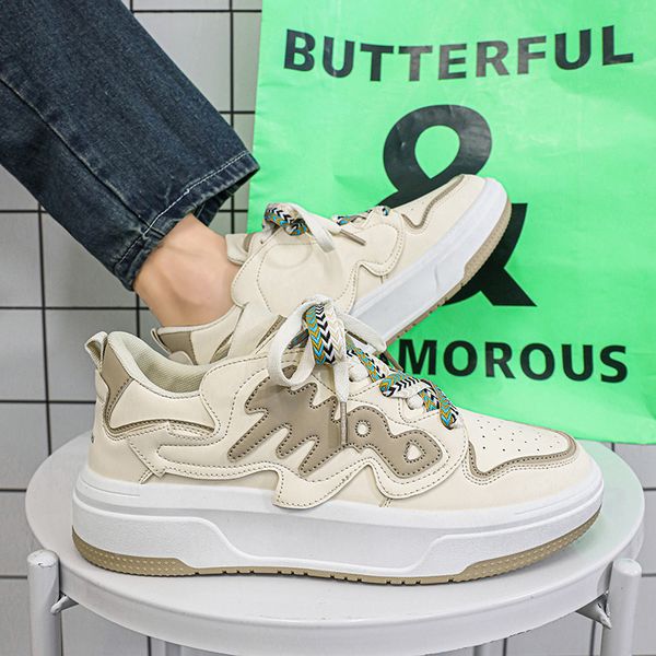 

2023 men women running shoes white black white green increase comfortable mens trainers outdoor sneakers size 39-44 color35