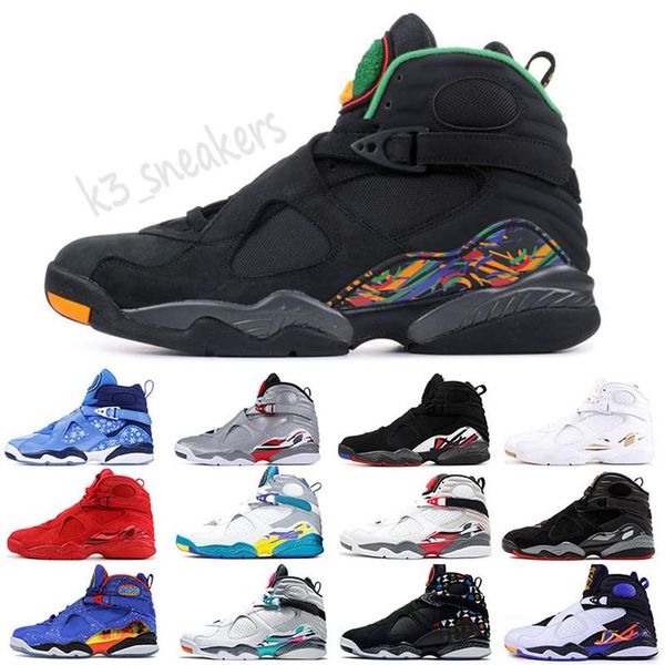 

jumpman 8 mens basket shoes tinker raid 8s countdown pack playoff valentines day reflective bugs bunny trainers sport2785, Black