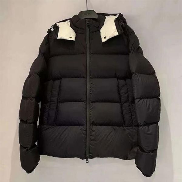 

2021ss european men's down jacket cotton shirt printing dressing with luxury clothing male tes asian size 1 2 3 4 5 cloth2422, Black